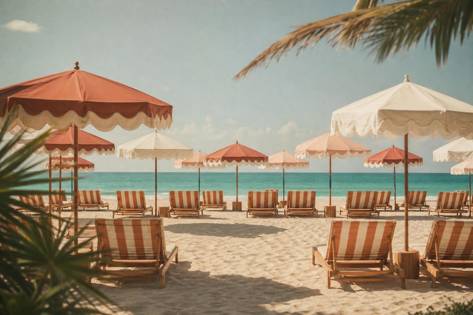Shade of palm.