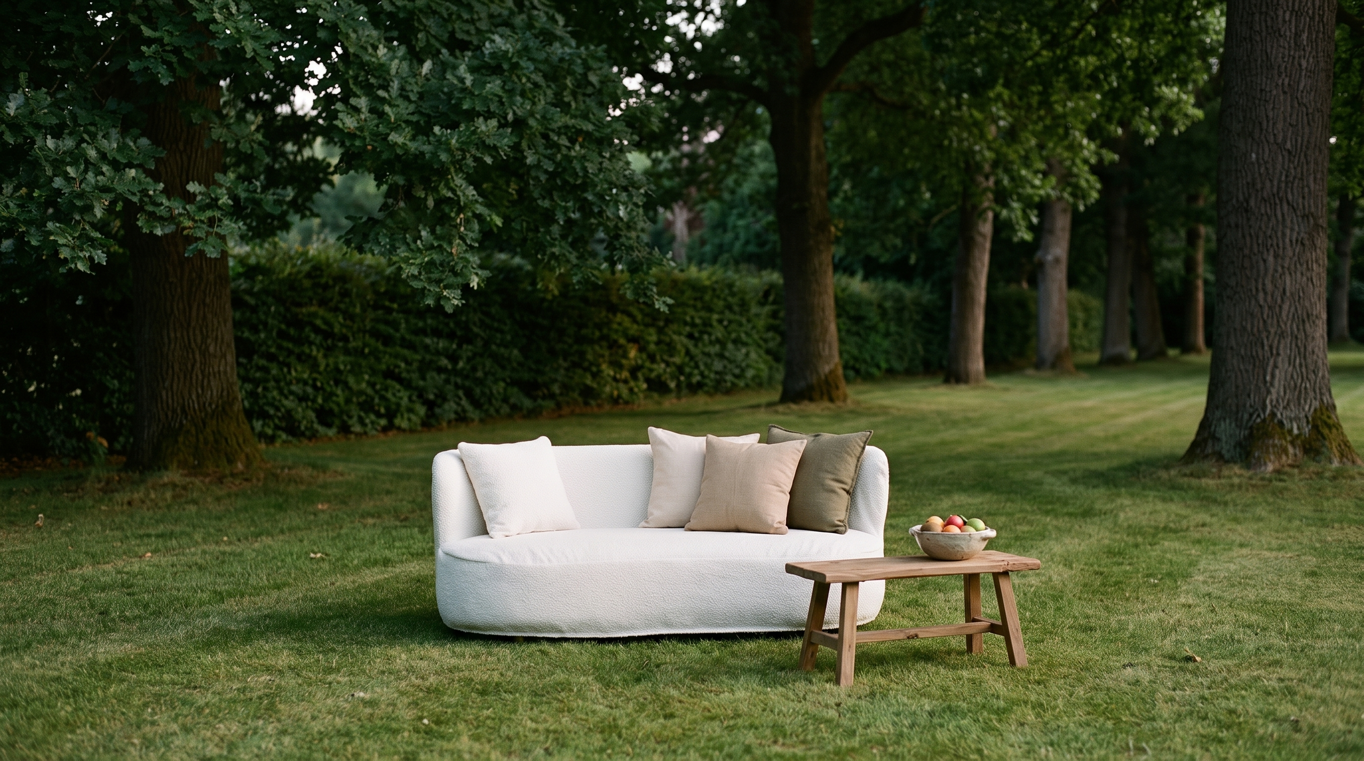 Lounge sobre el césped