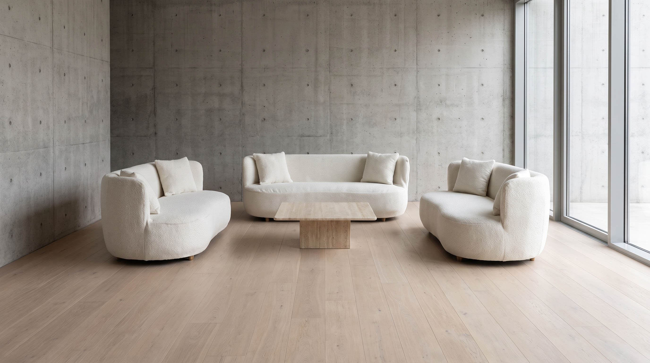 Lounge en concreto